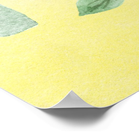 Niedliches Sitzen Panda Poster (Ecke)