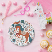 Niedliches skandinavisches Pferd Pappteller (Party)