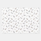 Niedliches skandinavisches Weihnachtsgebäck Geschenkpapier Set (Vorderseite 2)