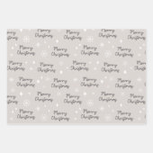 Niedliches skandinavisches Weihnachtsgebäck Geschenkpapier Set (Vorderseite)