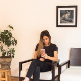 niedliches Skateboard für Korgi Poster