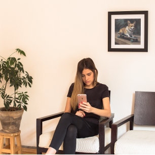 niedliches Skateboard für Korgi Poster