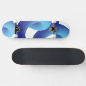 Niedliches Skateboard mit Abstrakt geometrischem H (Horizontal)