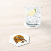 Niedliches Skelett, das Katzen-Gothic-Halloween-De Untersetzer (Vor Ort)