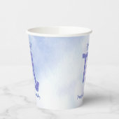 Niedliches Skorpio Astrologie Zeichen Lila Pappbecher (Links)