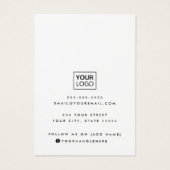 Niedliches Skript, benutzerdefiniertes Farblogo Oh (Rückseite)