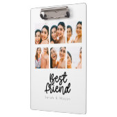 niedliches Skript bester Freund 6 Foto Collage Klemmbrett (Links)