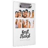 niedliches Skript bester Freund 6 Foto Collage Klemmbrett (Rechts)