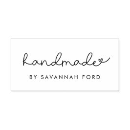 Niedliches Skript einfach handmade Gummistempel