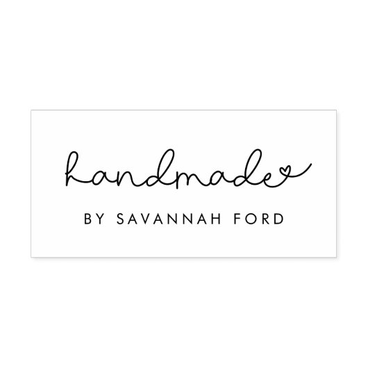 Niedliches Skript einfach handmade Gummistempel (Prägung)