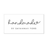 Niedliches Skript einfach handmade Permastempel (Design)