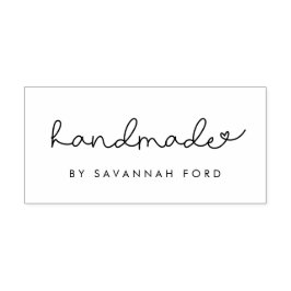 Niedliches Skript einfach handmade Permastempel