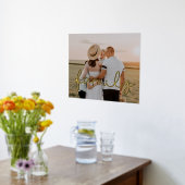 Niedliches Skript Familienbild Gold-Text-Overlay Foliendrucke (Ablage(Küche))