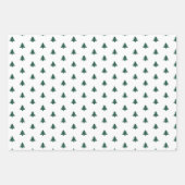 Niedliches Skript für moderne Grüne Schneemannsbau Geschenkpapier Set (Vorderseite 2)