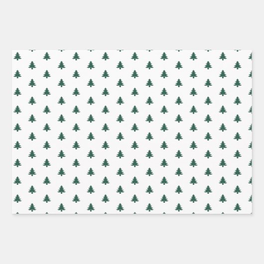 Niedliches Skript für moderne Grüne Schneemannsbau Geschenkpapier Set (Vorderseite 2)