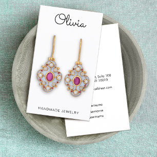 Niedliches Skript-Schriftart-Erinnerungs-Visitenka Visitenkarte