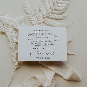 Niedliches Skript Werden Sie meine übergeordnete F Einladung