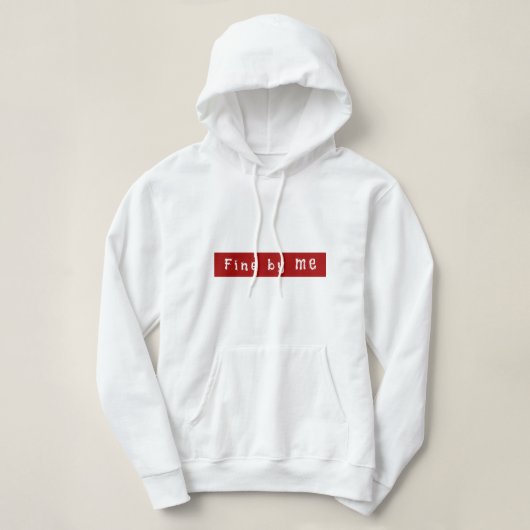 Niedliches Skriptfein von mir Neugezogenes Geschen Hoodie (Design vorne)