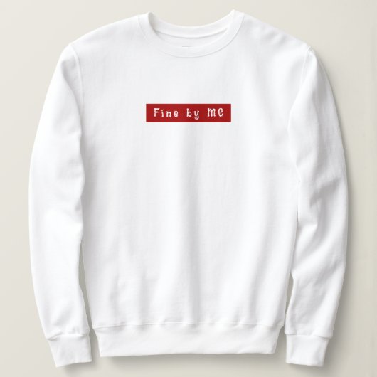 Niedliches Skriptfein von mir Neugezogenes Geschen Sweatshirt (Design vorne)