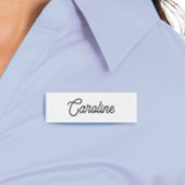 Niedliches Skriptpersonal, Schlicht Namenschild