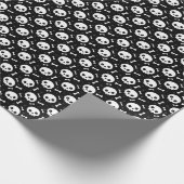 Niedliches Skull & Bones Halloween-Muster Geschenkpapier (Ecke)