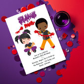 Niedliches Slime Party Geburtstag Einladung