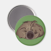Niedliches Sloth Art Magnet (Vorderseite/Rückseite)