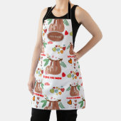 Niedliches Sloth Brown Muster I Liebe Ihr Mama Her Schürze (InSitu)