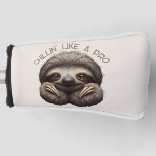Niedliches Sloth Chillin wie ein Pro Golf Headcover
