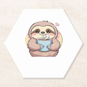 Niedliches Sloth Coffee Lover Shirt � von Co gespe Untersetzer