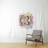 Niedliches Sloth Coffee Lover Shirt - Von Co gespe Wandteppich (Beispiel (Horizontal))