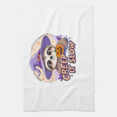 Niedliches Sloth Halloween Shirt � Funny Creep It  Geschirrtuch (Vertikal)
