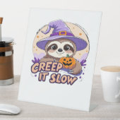 Niedliches Sloth Halloween Shirt � Funny Creep It Sockelschild (In Situ)