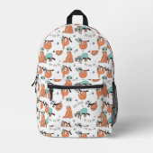 Niedliches Sloth-Muster Bedruckter Rucksack (Vorderseite)