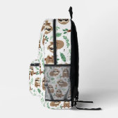 Niedliches Sloth-Muster Bedruckter Rucksack (Rechts)