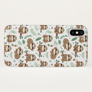 Niedliches Sloth-Muster Case-Mate iPhone Hülle
