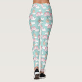 Niedliches Sloth-Muster Leggings (Rückseite)