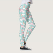 Niedliches Sloth-Muster Leggings (Rechts)