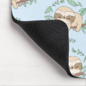Niedliches Sloth-Muster Mousepad (Ecke)