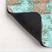 Niedliches Sloth-Muster Mousepad (Ecke)