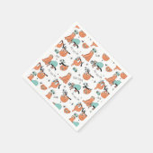 Niedliches Sloth-Muster Serviette (Ecke)