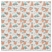 Niedliches Sloth-Muster Stoff (Muster)