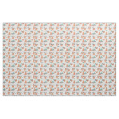 Niedliches Sloth-Muster Stoff (Fat Quarter (45,7 x 55,9 cm))