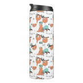 Niedliches Sloth-Muster Thermosbecher (Nach rechts gedreht)