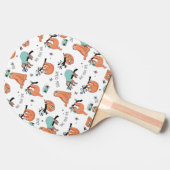 Niedliches Sloth-Muster Tischtennis Schläger (Seitenansicht)