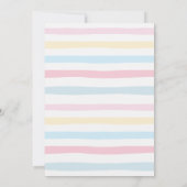 Niedliches Sloth Pool Party Geburtstag Einladung (Rückseite)