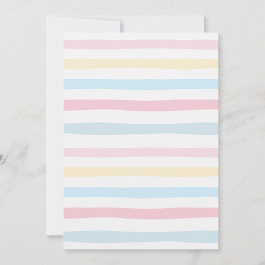 Niedliches Sloth Pool Party Geburtstag Einladung (Rückseite)