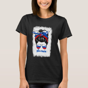 Niedliches Slowenien für Girl Slovenija Flag Grils T-Shirt
