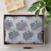 Niedliches Snow Couple Tissue Seidenpapier (Geschenk)