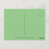 NIEDLICHES SNOWGIRN IN DER CHRISTMAS PARTY HAT, FA POSTKARTE (Rückseite)